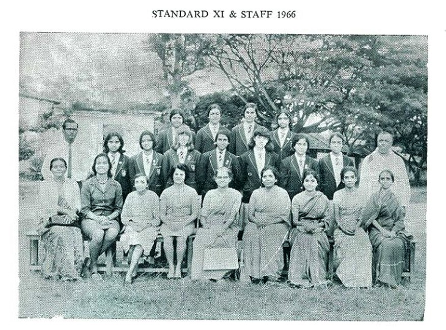 1966, Std XI, source: School Magazine