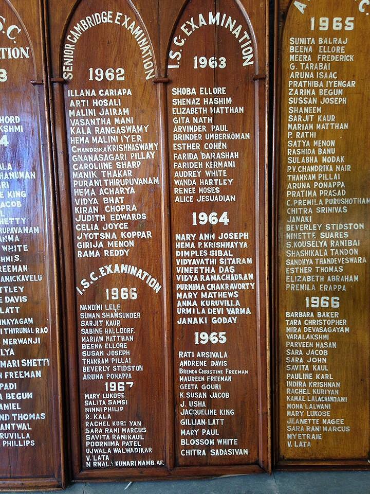 Std XI  1966, Std X 1965, BCGS (Photo K. Rani Kugashankar)